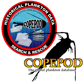 (logo) COPEPOD Historical Plankton Data Search and Rescue Project